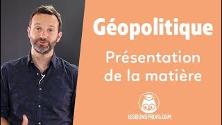 Géopolitique  présentation de la matière  1re  Les Bons Profs [upl. by O'Donovan]