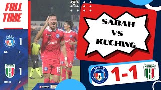 Sabah FC vs Kuching City  Agregate 41 [upl. by Sheryle229]