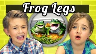 KIDS vs FOOD 9  FROG LEGS [upl. by Carver244]