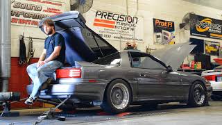 Alecs 900whp 7MGTE MKIII Supra Dyno  Sound Performance [upl. by Alvinia]