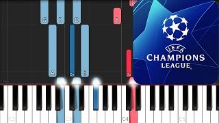 UEFA Champions League Theme EASY Piano Tutorial [upl. by Veronika161]