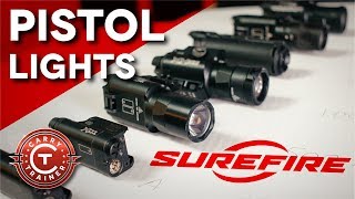 Ultimate Pistol Light Comparison  SUREFIRE X400 Ultra X300 Ultra XH35 XC1 and More  Episode 38 [upl. by Niwdla]