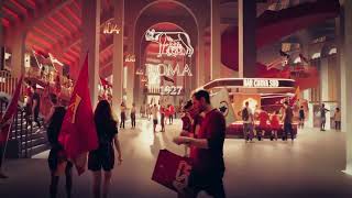 AS ROMA NUOVO STADIO IL VIDEO [upl. by Garold]