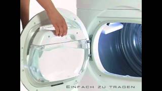 Hoover Dynamic tumble dryer Aquavision  Deutsch [upl. by Lacsap]