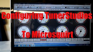 Configuring Tunerstudios to Microsquirt [upl. by Odrahcir]