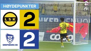 Lillestrøm 2  2 Sarpsborg 08  Høydepunkter [upl. by Lewap]