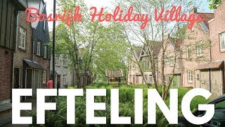 WHERE TO STAY AT EFTELING THEME PARK Tour of Woodland Lodge at Bosrijk Holiday Village Netherlands [upl. by Yrak]