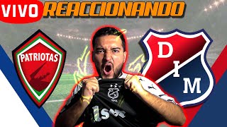 🔴REACCIÓN EN VIVO Patriotas vs Medellín  Liga Betplay 2024 I [upl. by Llemart258]