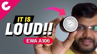 This Mini Bluetooth Speaker Will BLOW YOUR MIND EWA A106 Review [upl. by Ail479]