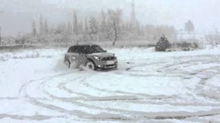 Mini Cooper Countryman S All4 in Snow [upl. by Llennhoj]