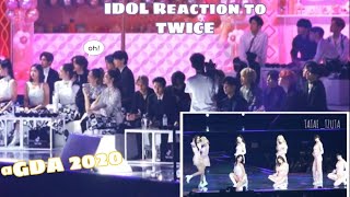 20014 IDOL 𝗥𝗲𝗮𝗰𝘁𝗶𝗼𝗻 to TWICE ꜰᴀɴᴄʏ amp ꜱᴛᴜᴄᴋ ɪɴ ᴍʏ ʜᴇᴀᴅ GDA2020 Day1 [upl. by Shwalb]