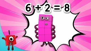 Numberblocks  Equal Signs  Learn to Count  Learning Blocks [upl. by Ashwell73]