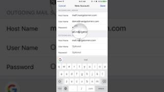 Email Setup on iPhone and iPad POP3 or IMAP [upl. by Icyak]