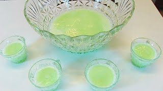 Bettys Lime Sherbet Punch New Years Eve Nonalcoholic [upl. by Aerdnua]