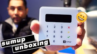 SumUp card reader unboxing  setup [upl. by Cello]