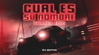 ¿Cual Es Su Nombre Turreo Edit  DJ Mutha [upl. by Gerdy]