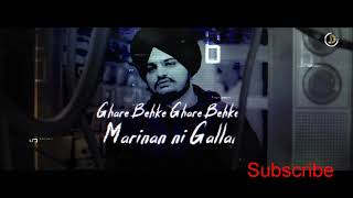 GHARE BEHKE  GHARE BEHKE MARINAN NI GALLAN Sidhu moosewala [upl. by Noitsuj]