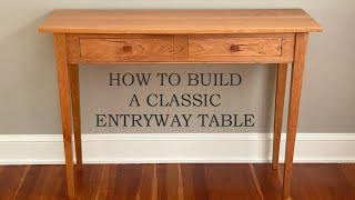 How to Build an Entryway Table  Make Drawers amp Drawer Pulls [upl. by Arica481]