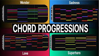 9 Hollywood Chord Progressions for 9 Different Emotions [upl. by Lindsy]