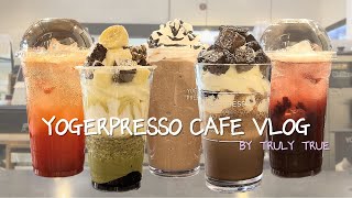 SUB ✨구독자 여러분의 존재는 제게 그저 빛입니다✨│YOGERPRESSO CAFE VLOG│요거프레소 카페 브이로그│ASMR│메리뉴욕│메리초코│리얼초코밀크쉐이크│체리레몬에이드 [upl. by Zanahs706]