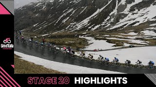 Giro d’Italia 2021  Stage 20  Highlights [upl. by Allac]