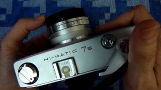 Kathys Cameras 04 Minolta HiMatic 7s 1960s 35mm Rangefinder Camera [upl. by Sirromad]