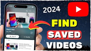 How to Find Saved Videos on YouTube 2024 [upl. by Deach]