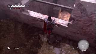 Assassins Creed Brotherhood Lair of Romulus Campagna District Tutorial How to Get To The Door [upl. by Notsag]