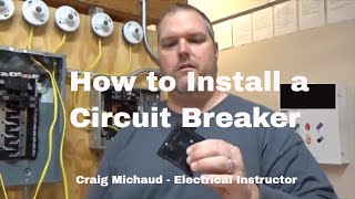 Installing a Circuit Breaker [upl. by Atnuahc]