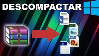 Como Descompactar Arquivos do WINRAR [upl. by Wagshul713]