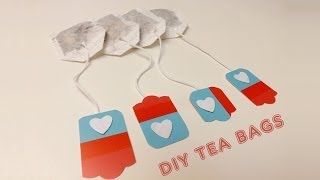 Sew Tea Bags Craft  Sew Easy Please [upl. by Nwahsat576]