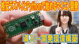 550円のラズパイとPythonで始めるマイコン開発 導入～開発環境構築方法 Raspberry Pi Pico【解説】 [upl. by Anair502]