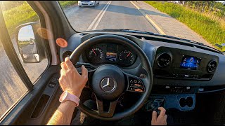 2021 Mercedes Sprinter 21 316 CDI 165HP  POV Test Drive 803 Joe Black [upl. by Stichter]