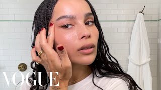 Zoë Kravitzs Guide to Summertime Skin Care and Makeup  Beauty Secrets  Vogue [upl. by Ahsimrac]