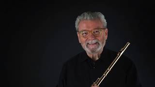 C P E Bach Sonata A minor for solo flute  James Galway [upl. by Wrdna853]