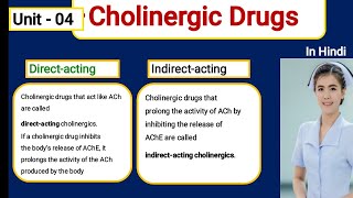 Cholonergic drug  Drugs Affecting Parasympathetic nervous system  Pharmacology in Hindi [upl. by Eiram]