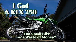 I bought a Kawasaki KLX 250s Review  Old Cop Motovlogs [upl. by Isobel]