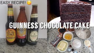 GUINNESS Chocolatey and Super Moist Chocolate Cake Most Amazing cake  😋 🎂 [upl. by Key]