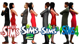 ♦ Sims 1 vs Sims 2 vs Sims 3 vs Sims 4 Cheating amp BreakUps [upl. by Aleak]