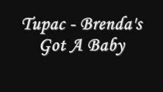 Tupac  Brendas Got A Baby Lyrics [upl. by Enoid]