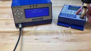 Calibration Procedure for Kolver MITO amp PLUTO Electric screwdrivers with torque and angle control [upl. by Leonard366]