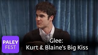 Glee  Kurt And Blaines Big Kiss [upl. by Mosra]