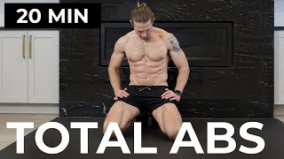 20 Min Abs Workout Lower Abs Upper Abs  Obliques TOTAL COREAB Routine [upl. by Leonore]