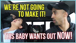 mom gave birth to our baby in the car real footage [upl. by Lash640]