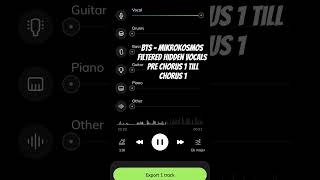 BTS  Mikrokosmos Filtered Hidden Vocals Part 2 fyp bts shorts viral kpop [upl. by Ardnos]