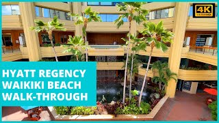 Hyatt Regency Waikiki Beach Resort And Spa Walking Tour [upl. by Alaunnoif]