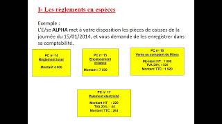 Les règlements au comptant [upl. by Ymeon568]