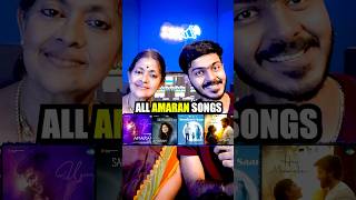 All AMARAN Songs in 1 MINUTE with Amma 🎤🎶 [upl. by Nicodemus]