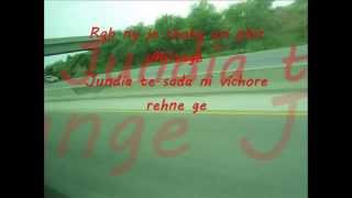 rab ne jo chaha asi fer milange lyrics [upl. by Spillihp]