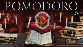 GRYFFINDOR 📚 POMODORO Study Session 255  Harry Potter Ambience 📚 Focus Relax amp Study in Hogwarts [upl. by Colbye284]